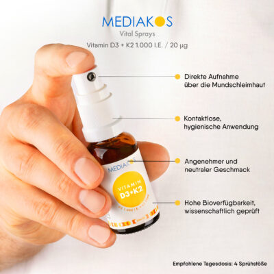 Vitamin D3 + K2 Vital Spray - Bioverfügbarkeit
