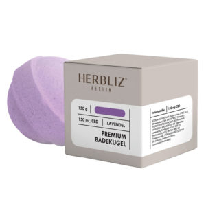 HERBLIZ CBD Badekugel Lavendel  – 150 mg