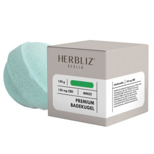HERBLIZ CBD Badekugel Minze – 150 mg