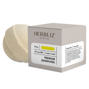 HERBLIZ CBD Badekugel Ylang-Ylang – 150 mg