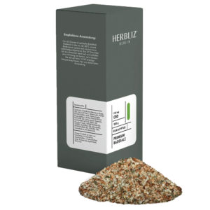 HERBLIZ CBD Badesalz Eukalyptus – 150 mg