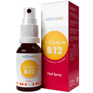 Vitamin B12 20ml Mediakos Vital Spray Produktbild Mit Verpackung 18317654