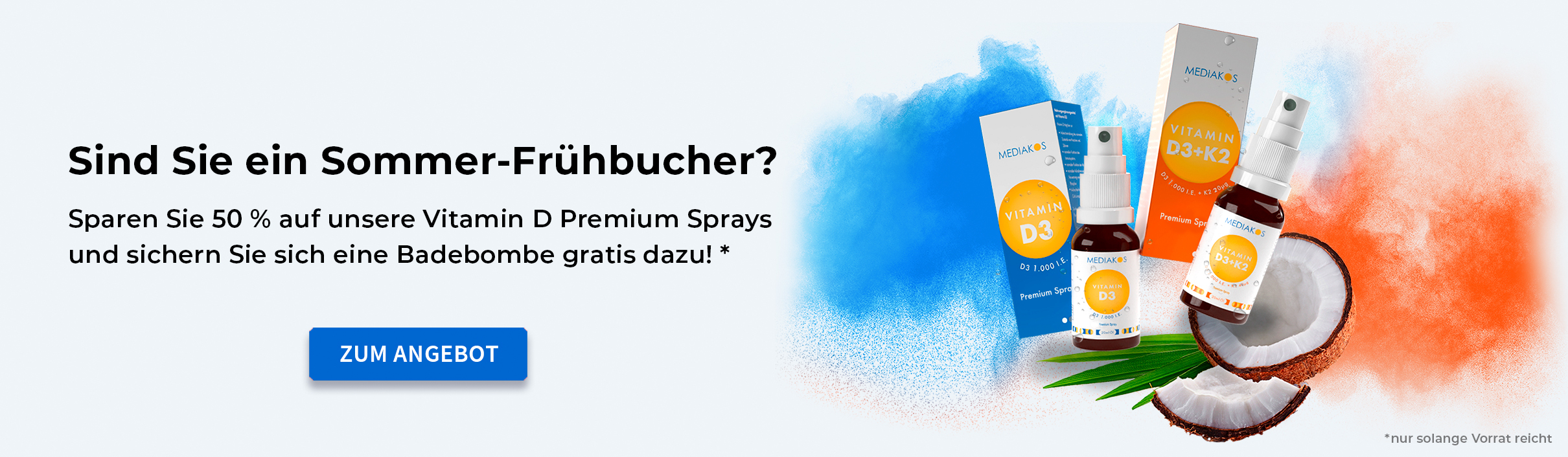 Premium Spray Aktion gratis Badebombe