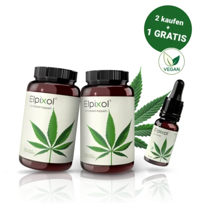 Cannabisöl Kapseln 30 St. 2+1 Bundle