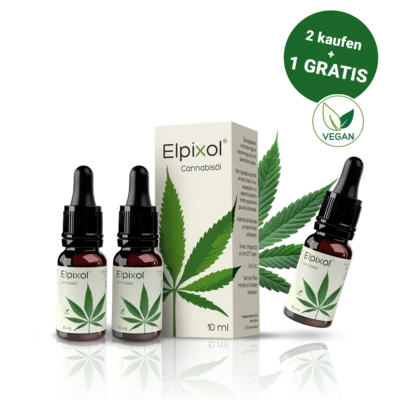 Cannabisöl Tropfen 10 ml 2+1 Bundle