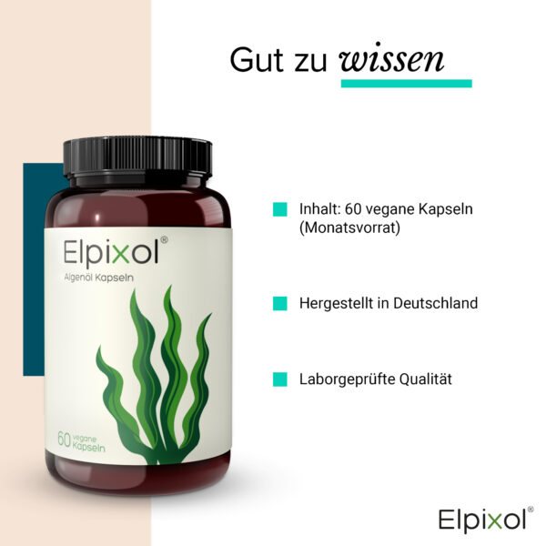 Algenöl Kapseln mit 500 mg EPA + DHA – Bild 8