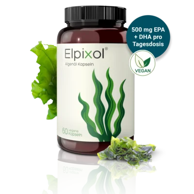 Algenöl Kapseln mit 500 mg EPA + DHA - 60 Stück