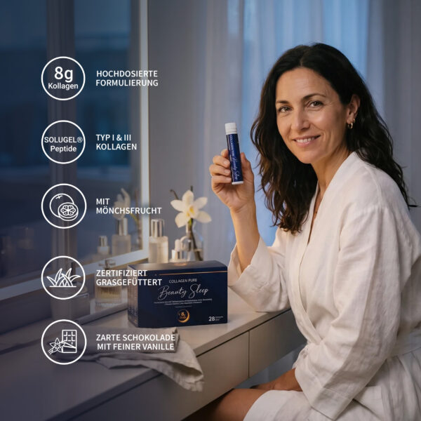 Beauty Sleep - Trinkampullen mit Kollagen & Melatonin – Bild 2