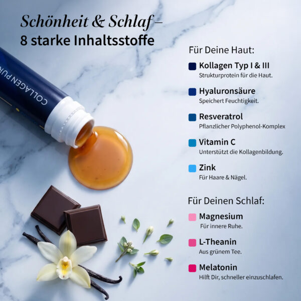Beauty Sleep - Trinkampullen mit Kollagen & Melatonin – Bild 4