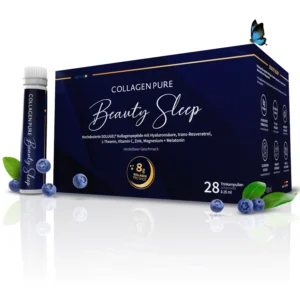 COLLAGEN PURE Beauty Sleep Verpackung Vorderseite mit Heidelbeeren