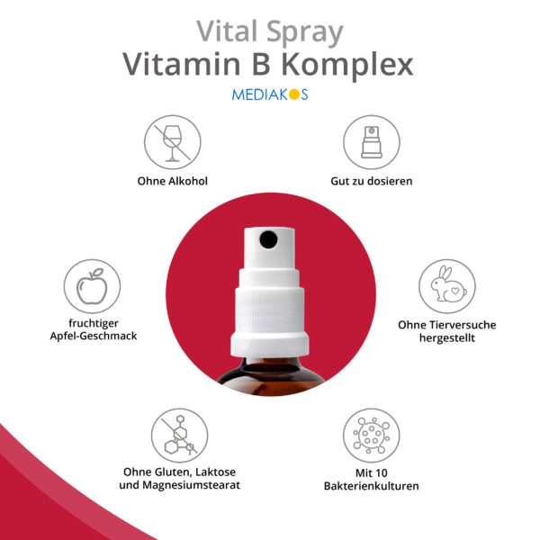 Vitamin B Komplex Mediakos Vital Spray USP
