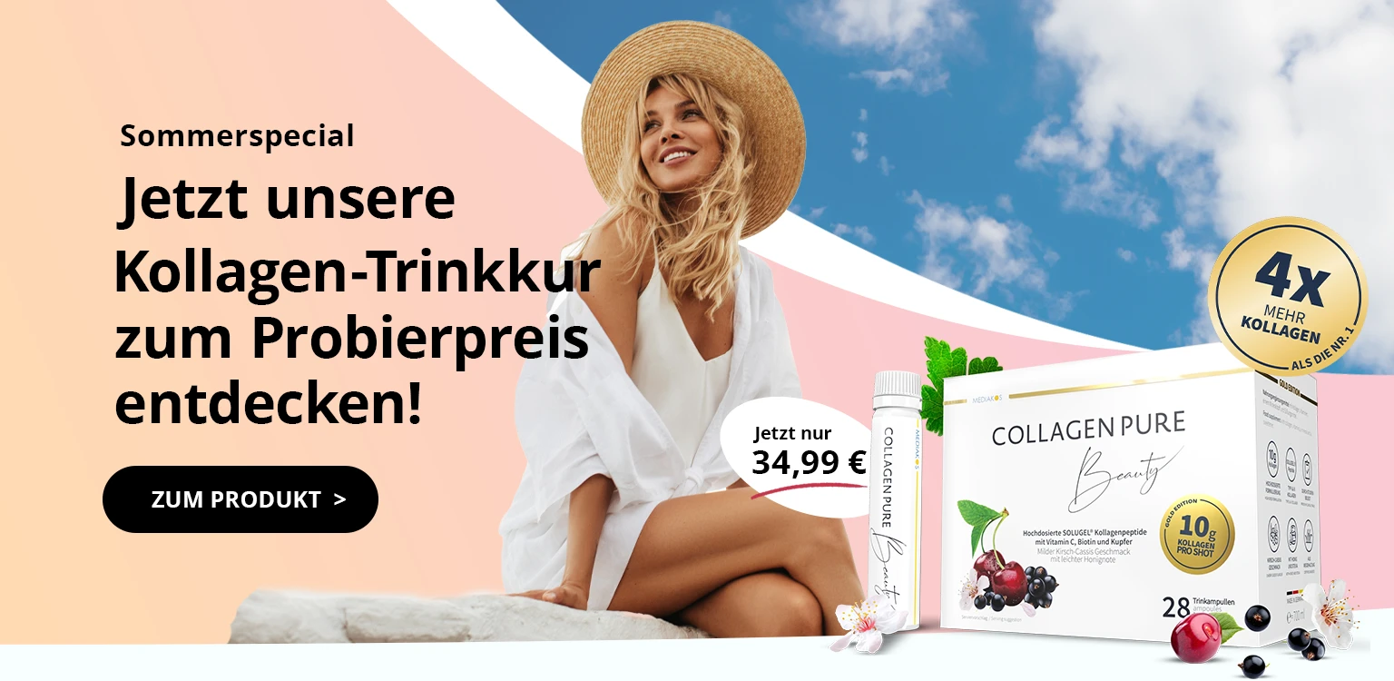 COLLAGEN PURE Beauty Sommerspecial Rabattaktion