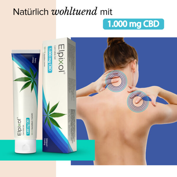 Cannabis Gel mit 1.000 mg CBD - kühlend – Bild 4