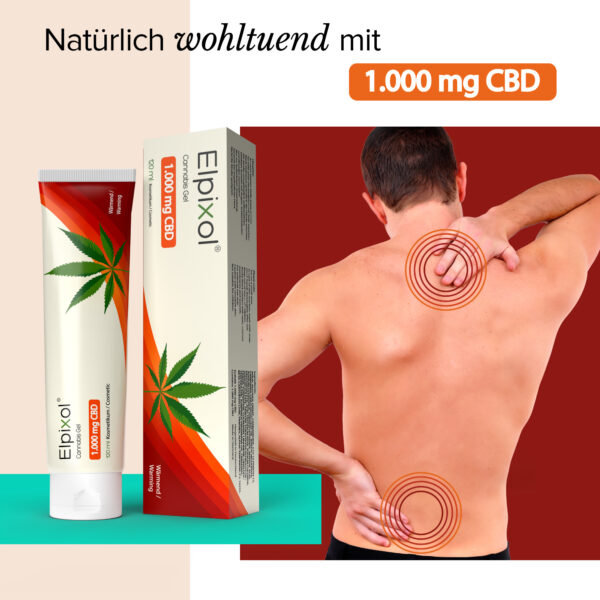 Cannabis Gel mit 1.000 mg CBD - wärmend – Bild 4