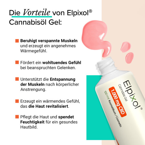 Cannabis Gel mit 1.000 mg CBD - wärmend – Bild 5