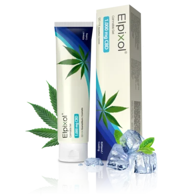 Cannabis Gel mit 1.000 mg CBD - kühlend - 120 ml