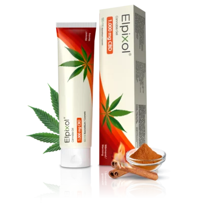 Cannabis Gel mit 1.000 mg CBD - wärmend - 120 ml