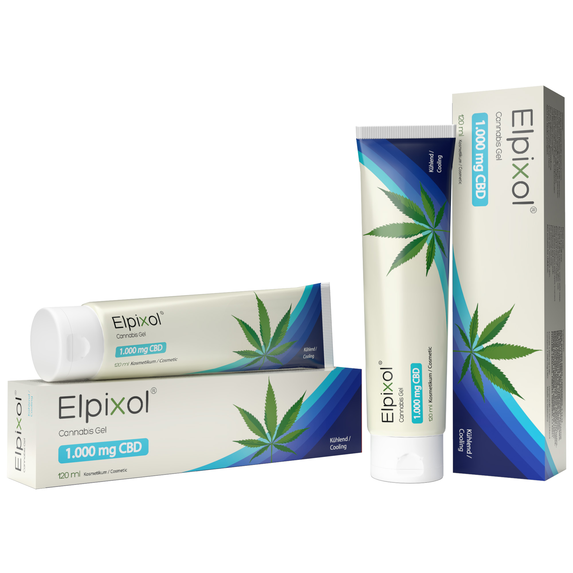 Cannabis Gel mit 1.000 mg CBD - kühlend 240 ml