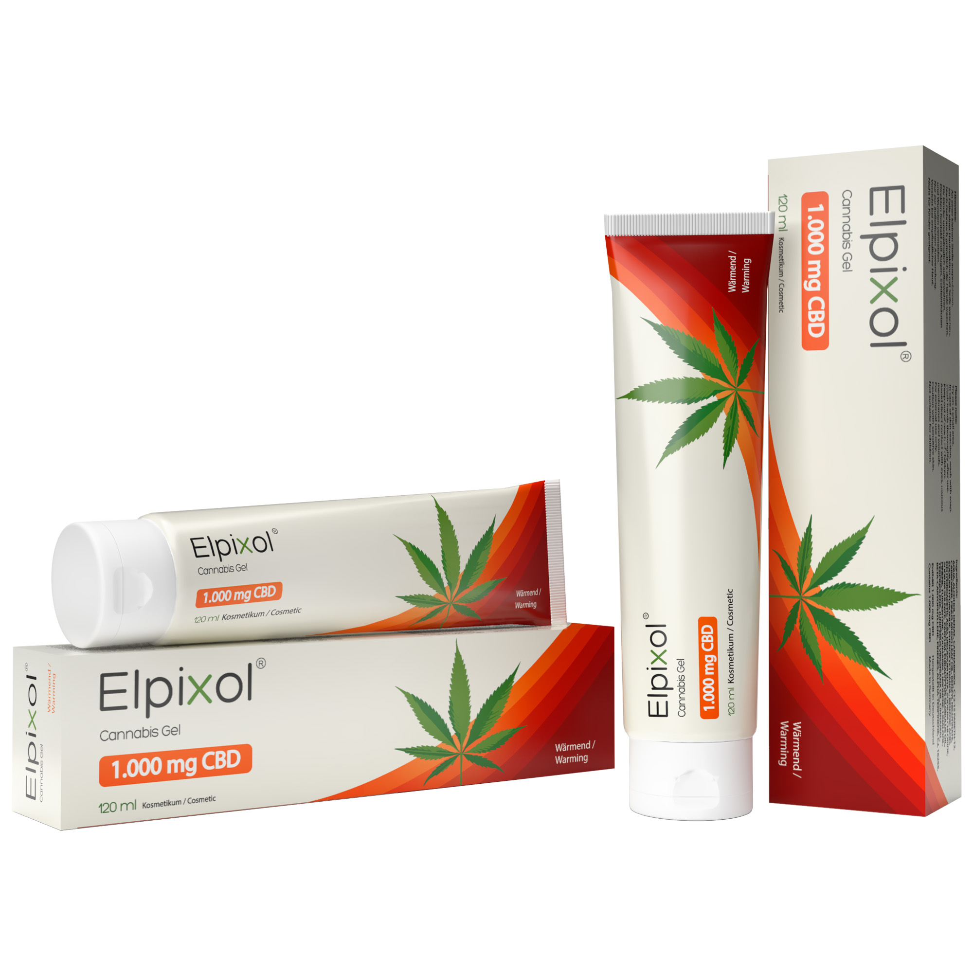 Cannabis Gel mit 1.000 mg CBD - wärmend 120 ml