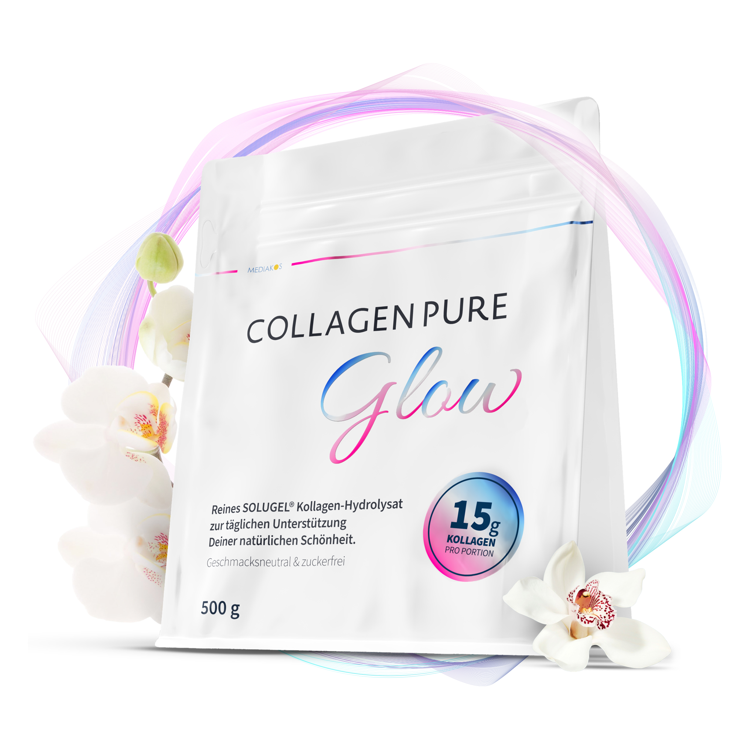 COLLAGEN PURE Glow – 100% reines Kollagen Pulver