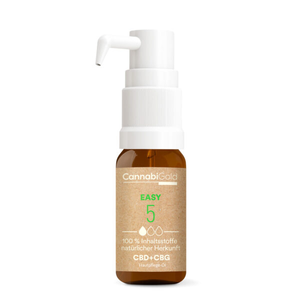 CannabiGold Easy 5- CBD + CBG Hautpflegeöl