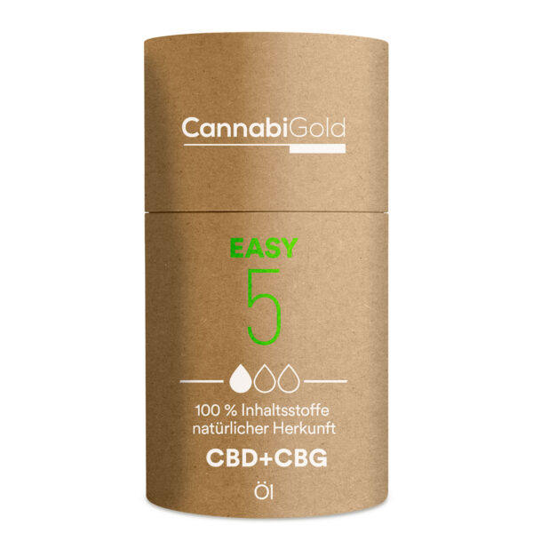CannabiGold Easy 5- CBD + CBG Hautpflegeöl