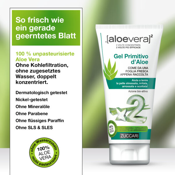 Zuccari [aloevera]² Erfrischendes Aloe Gel - USPs