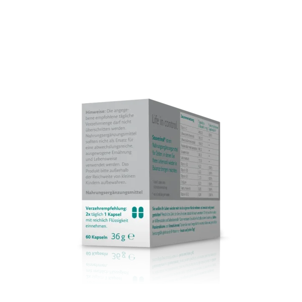 Souverinol® Kapseln - Verpackung Seite