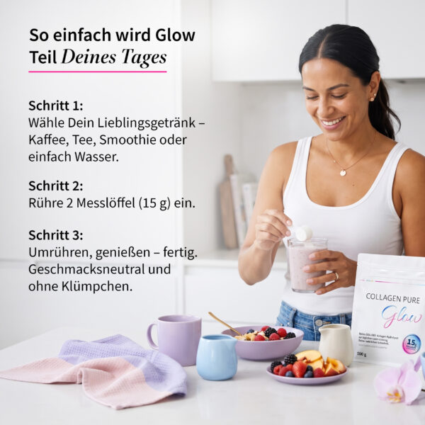 Collagen Pure Beauty Glow Anleitung
