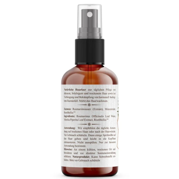 Nordic Pure Rosmarin-Minze-Extrakt Rückseite