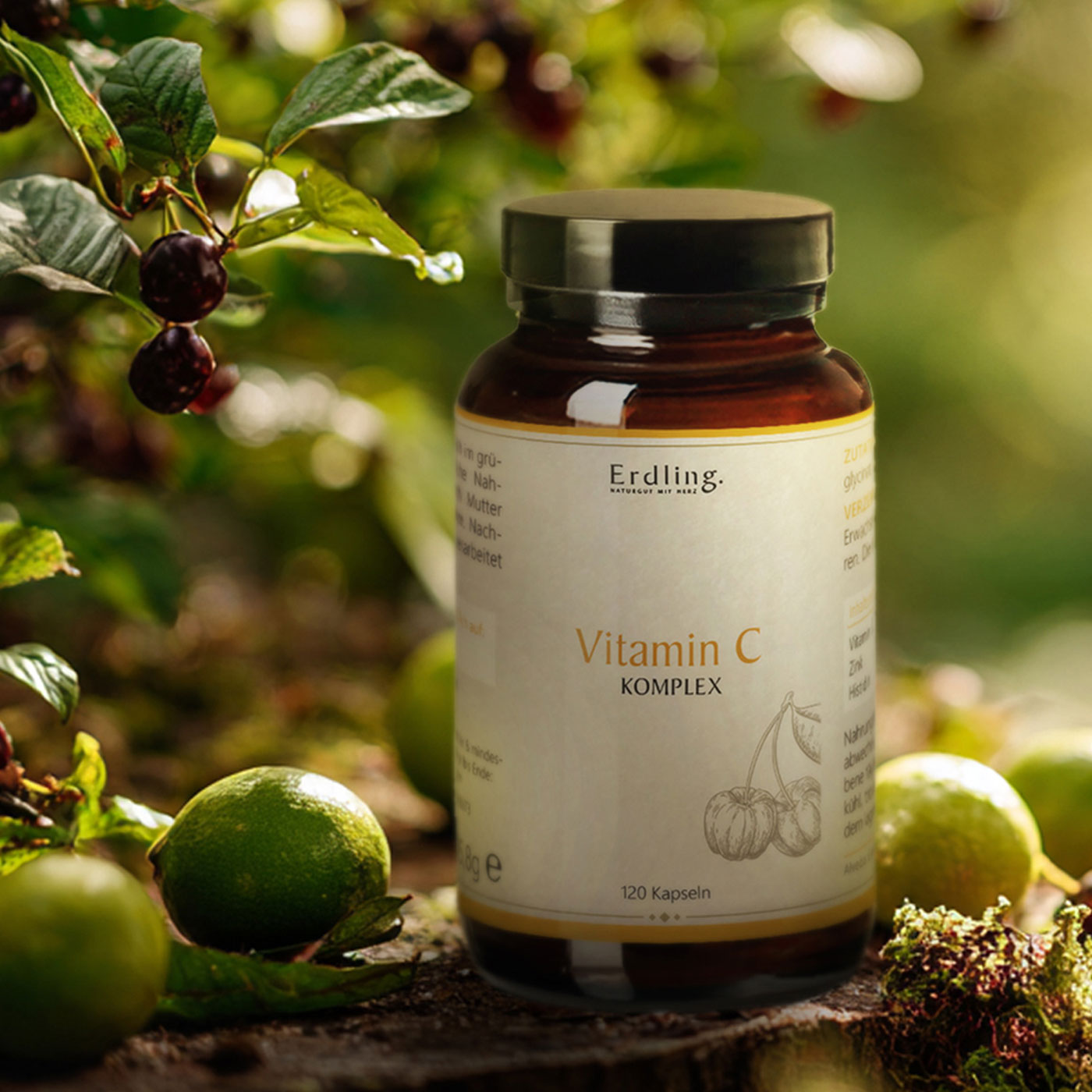 Erdling Vitamin C Komplex Kapseln von Waldkraft