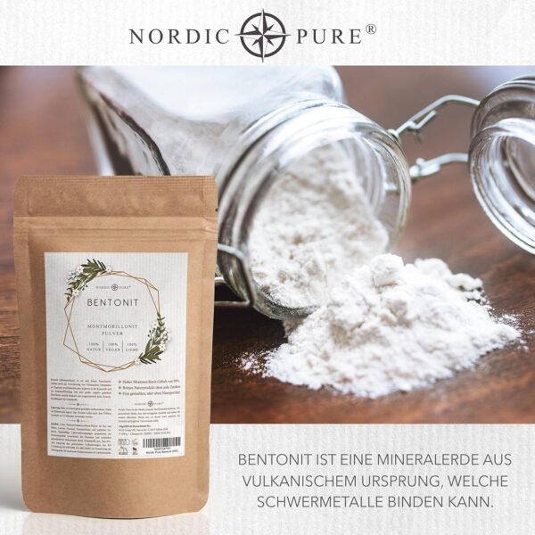 Nordic Pure Bentonit Pulver - Glas