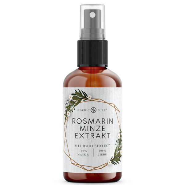Rosmarin Minze Extrakt von Nordic Pure vorne