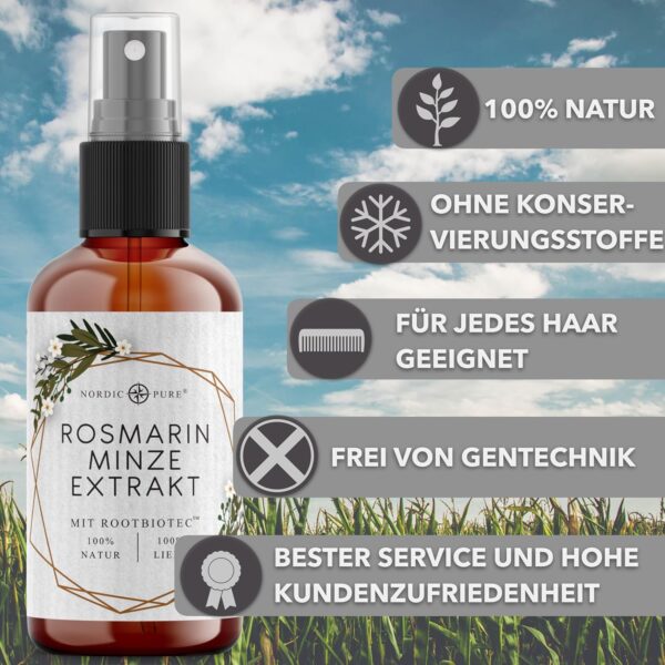 Rosmarin Minze Extrakt von Nordic Pure - Eigenschaften