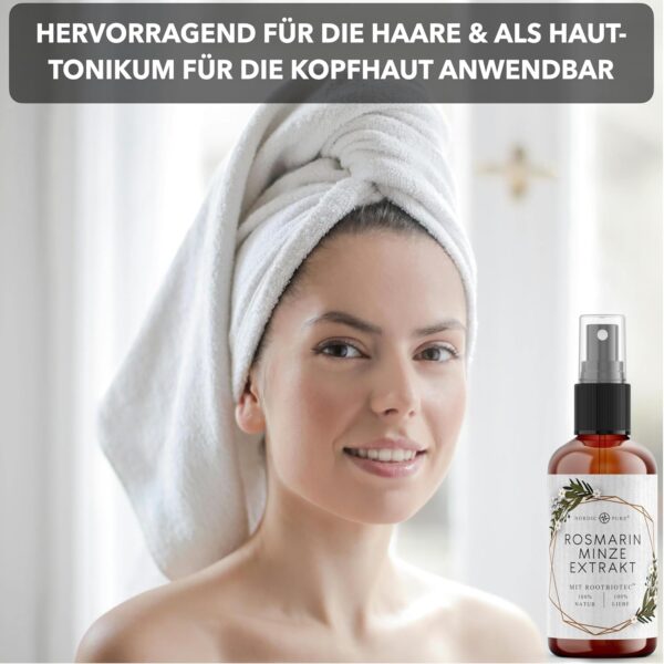 Rosmarin Minze Extrakt von Nordic Pure - Hauttonikum