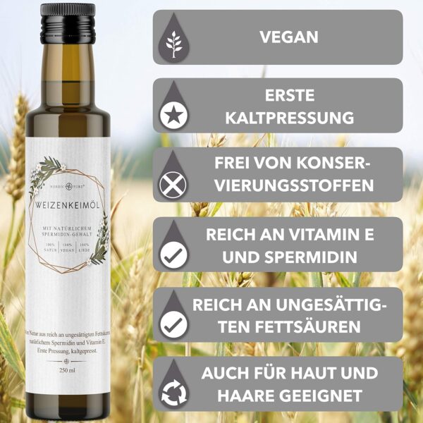 Nordic Pure Weizenkeimöl - Eigenschaften
