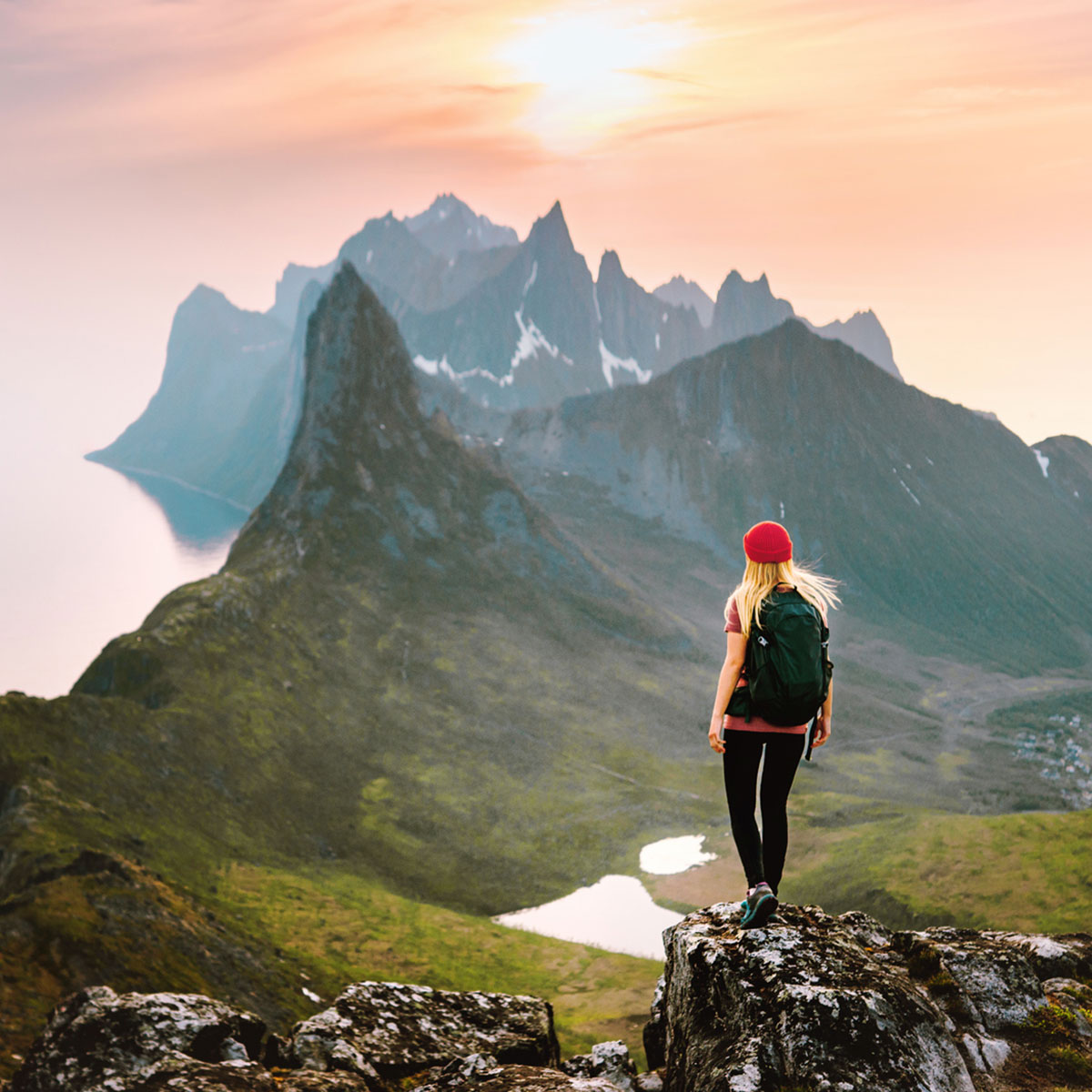 Nordic Pure Zeolith Pulver - Junge Frau in Norwegen