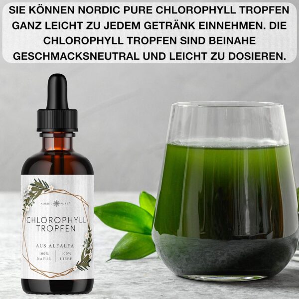 Chlorophyll-Tropfen aus Alfalfa – Bild 5