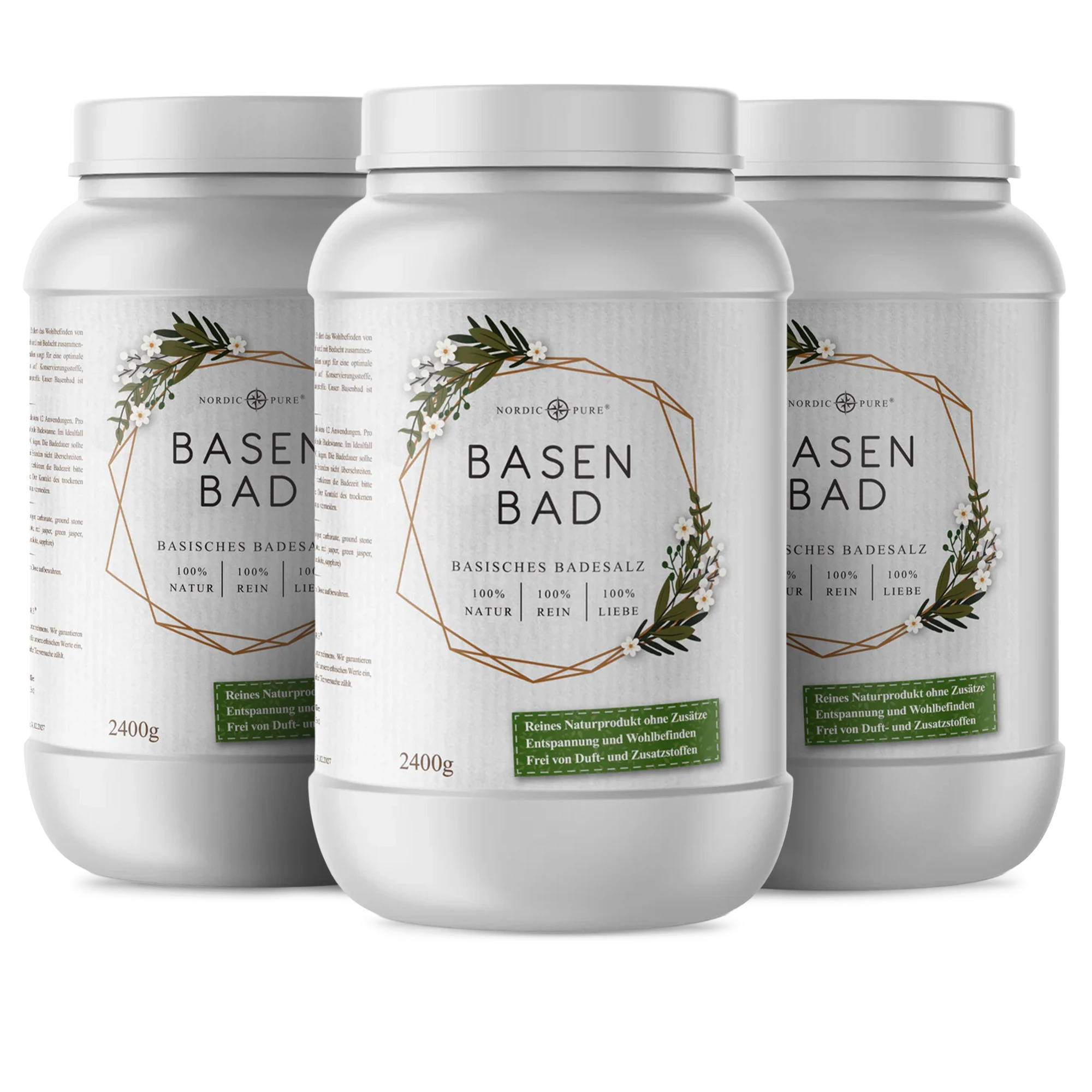 Nordic Pure Basenbad – basisches Badesalz, vegan & naturrein