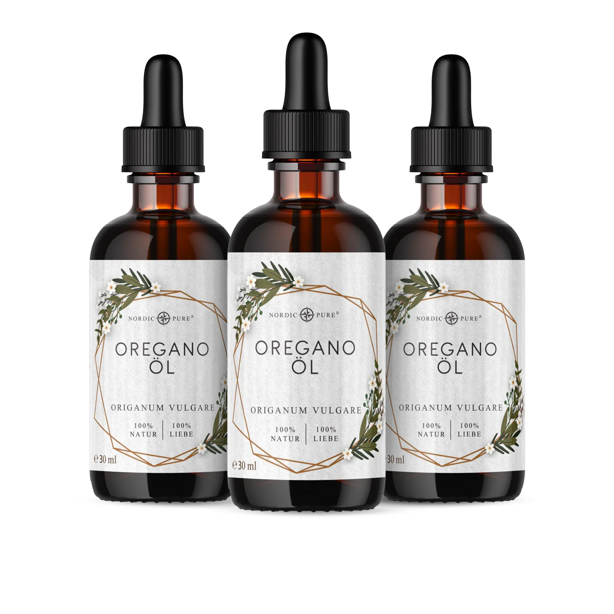 Nordic Pure Oreganoöl – 80 % Carvacrol, naturrein & geprüft