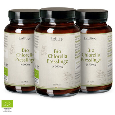 Bio-Chlorella kapseln 3er Bundle
