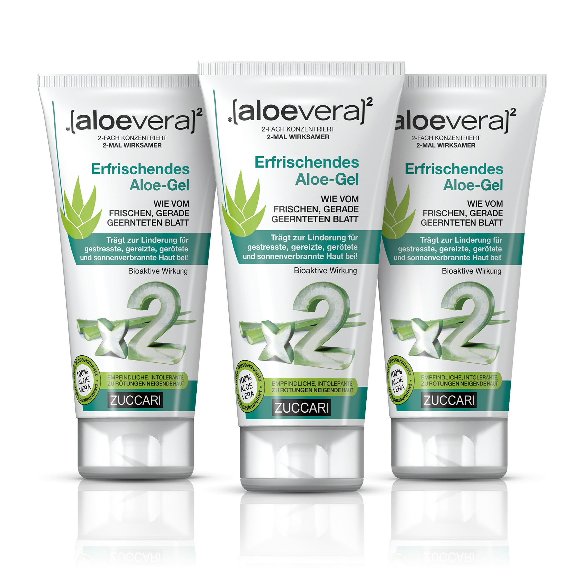 ZUCCARI [aloevera]2 Erfrischendes Aloe Vera Gel