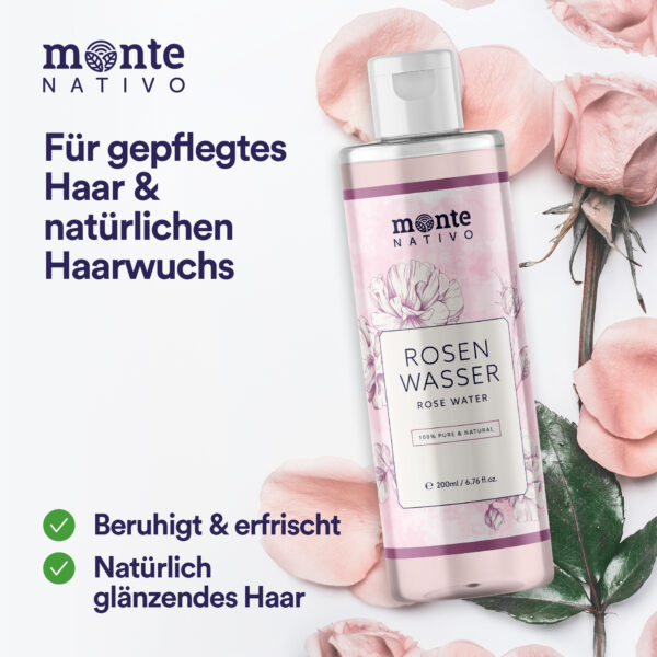 Monte Nativo Rosenwasser Haare