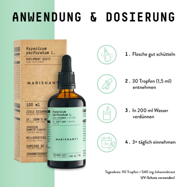 Marishanti Johanniskraut Extrakt Anwendung