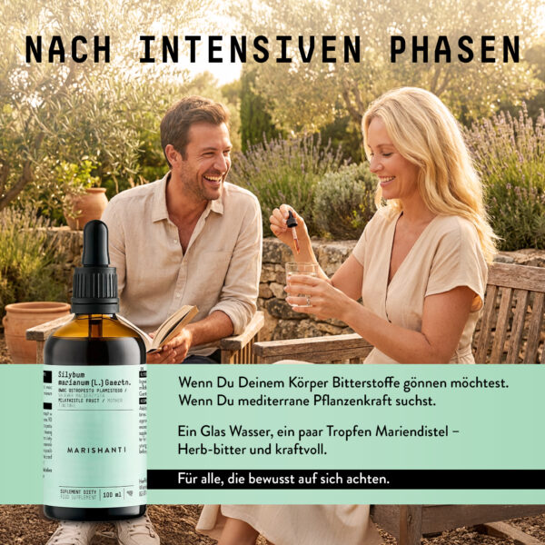 Marishanti Mariendistel Extrakt Product in action