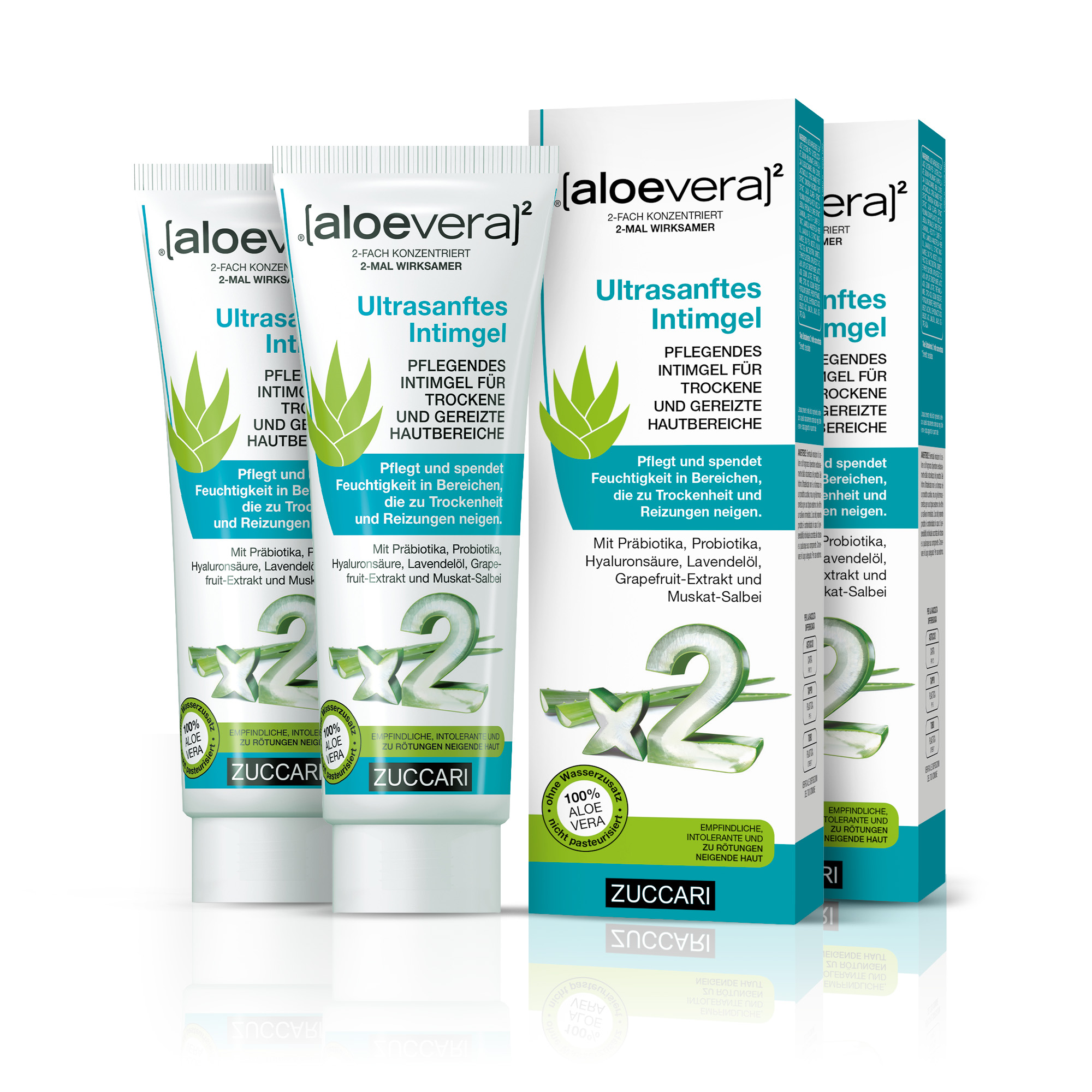 ZUCCARI [aloevera]2 Ultra-zartes Intimgel Gel
