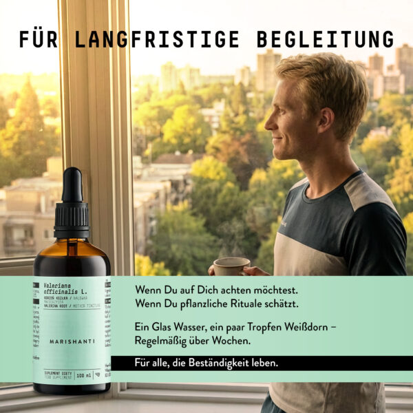 Marishanti Weißdorn Extrak Product in action