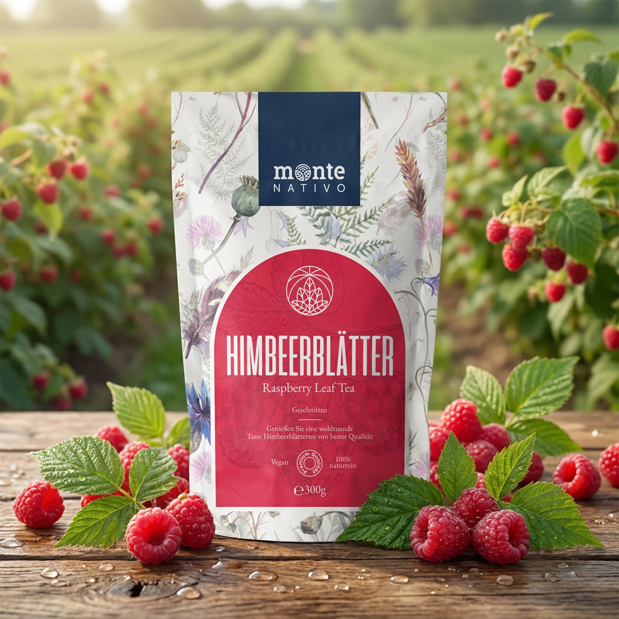 Monte Nativo - Himbeerblättertee Verpackung