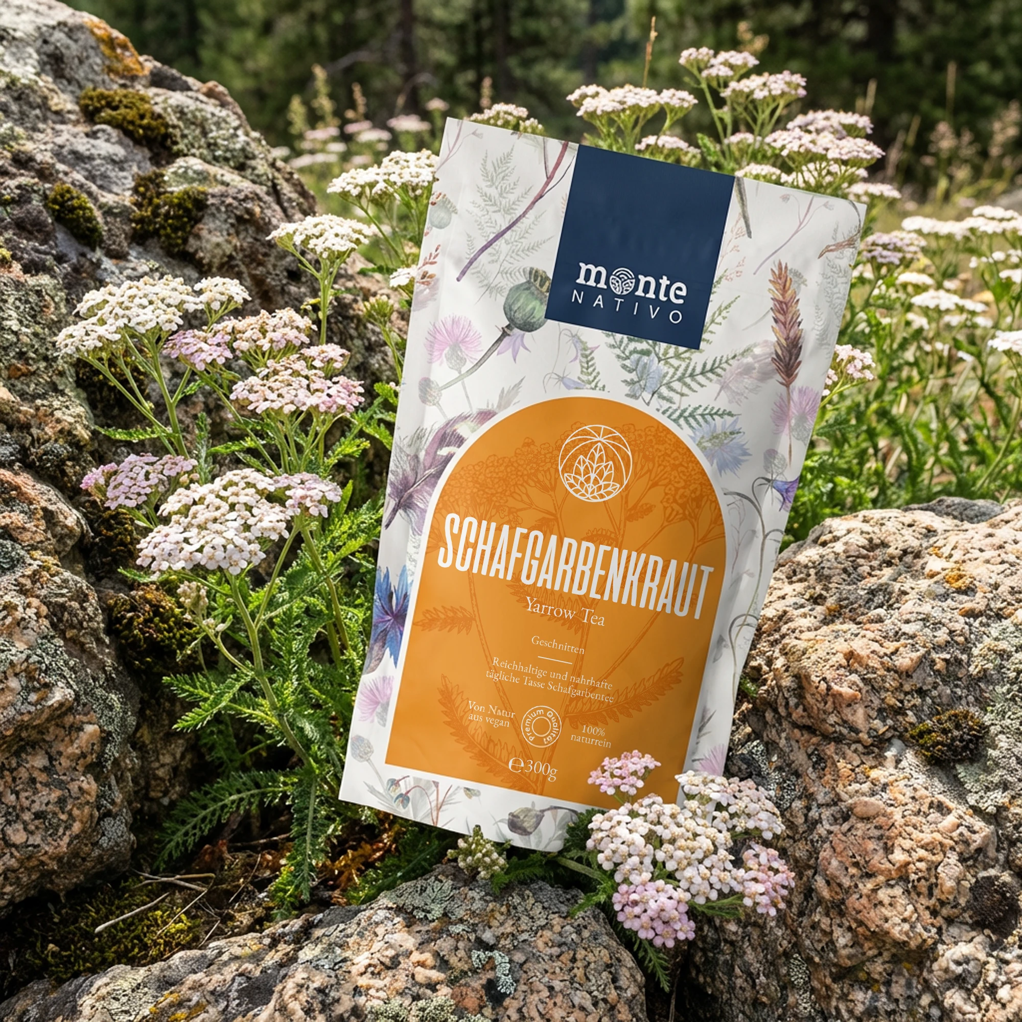 Monte Nativo Schafgarbenkraut - Verpackung in Feld