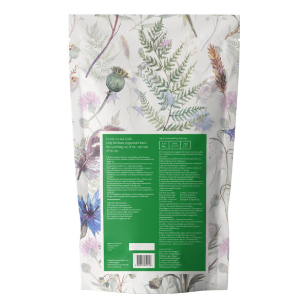 Pfefferminze Kräutertee lose Rückseite